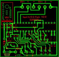 E2000Plus AD IN 2FACH V2.0 Elektronik2000 SPS Logik Leiterplatte