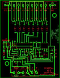 E2000Plus IN 8FACH V2.0 Elektronik2000 SPS Logik Leiterplatte
