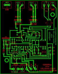 E2000Plus LED-Dimmer 2FACH V2.0 Elektronik2000 SPS Logik Leiterplatte
