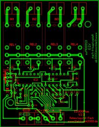 E2000Plus Relais IN 4FACH V2.0 Elektronik2000 SPS Logik Leiterplatte